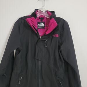 The North Face Waterproof Windbreaker Outdoors Jacket M Black